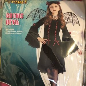 Spirit Halloween Gothic Devil Dress Costume